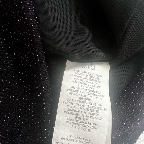 Armani Exchange Glitter Cowl Neck Dress Size XS/Small - Picture 5 of 5